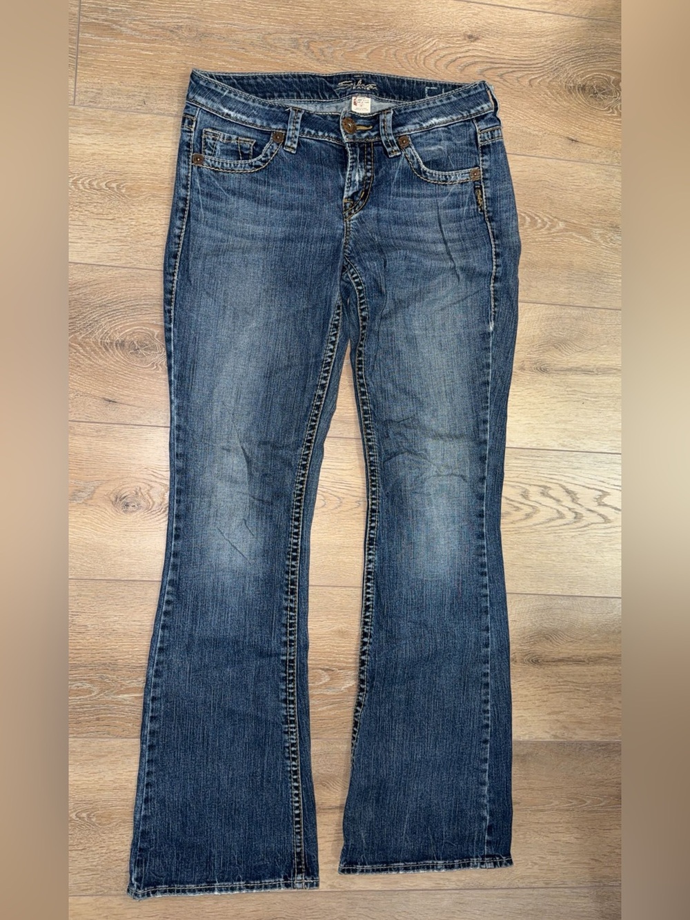 Silver Jeans Co Y2K Bootcut Flare Jeans W28 L35 Embroidered